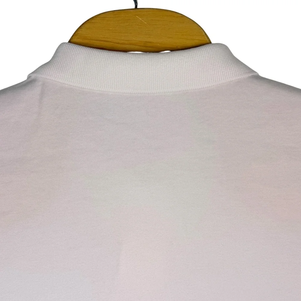 Polo Ralph Lauren Polo Shirt Mens L White Classic Cotton Short Sleeve Pony Prep
